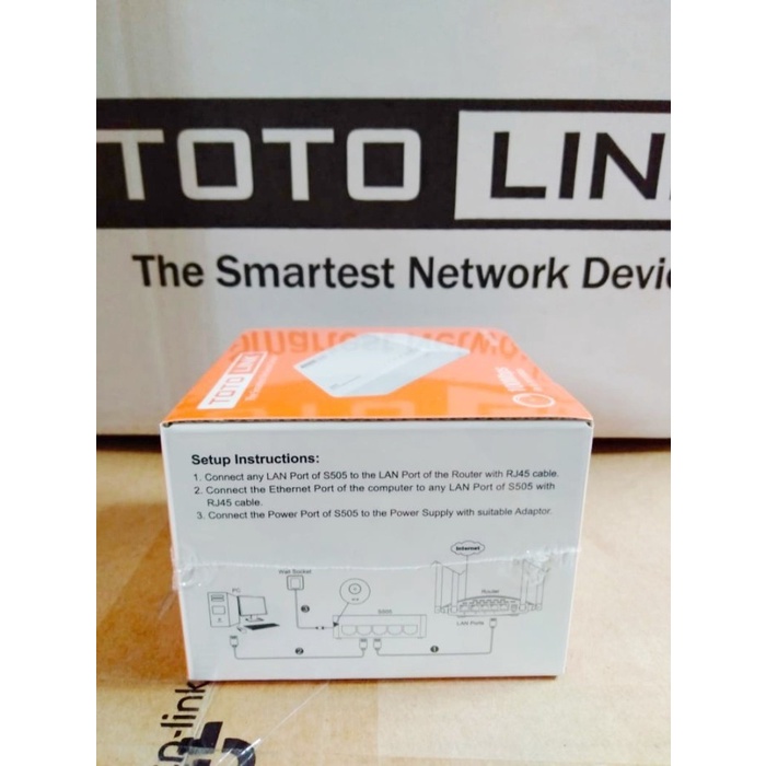 TOTOLINK S505 5-Port 10/100Mbps Desktop Switch