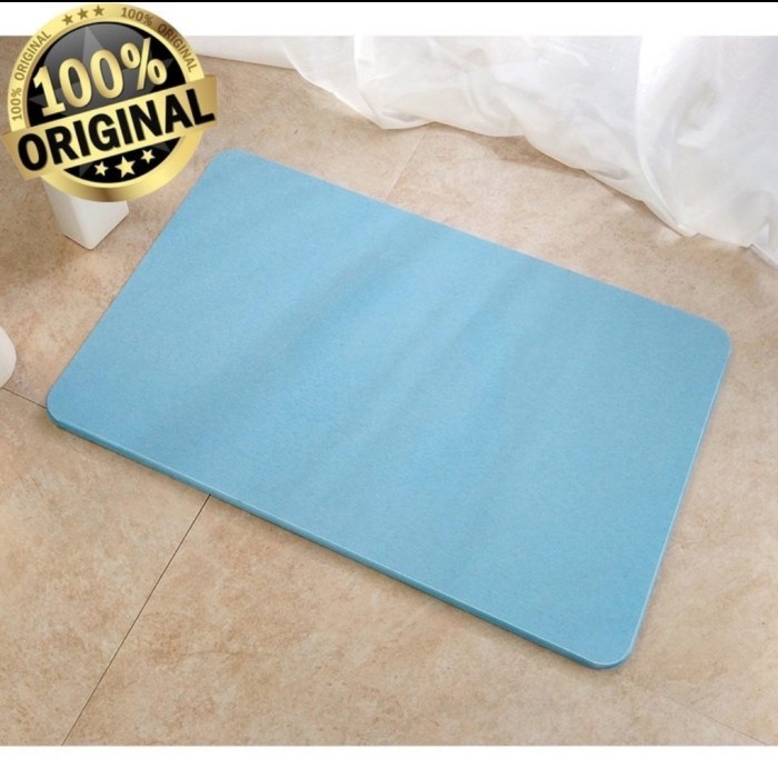 BAROKAH GAMIS GARANSI 3 BULAN KERUSAKAN diatomite bath mat besar XL 60cm 39cm