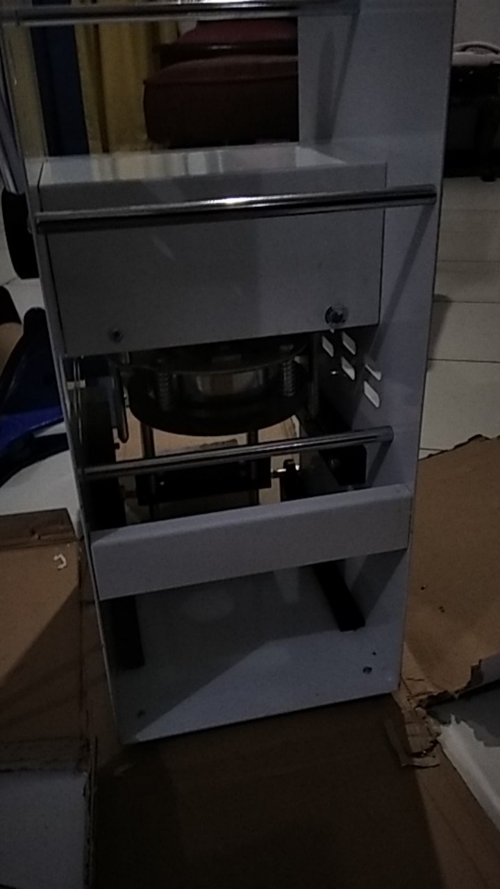 Manual Cup Sealer Dengan Digital Counter Cs-m868i Powerpack Cs M868 Mesin Press Gelas Cup Cs M868i