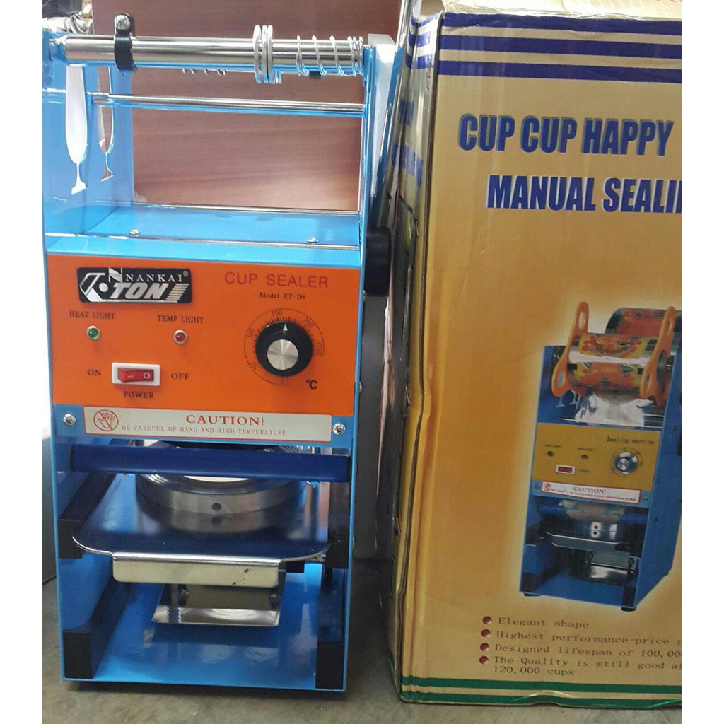 Cup Sealer Manual (alat press gelas plastik ) Merk ETON NANKAI