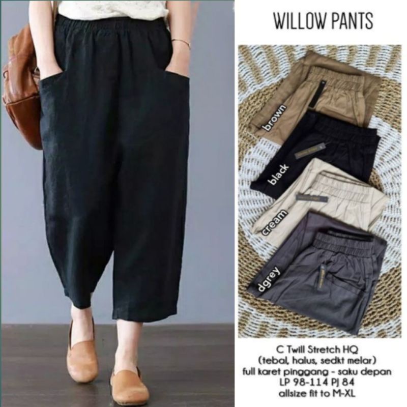 Termurah Sasha pants Willow pants Uniqlo pants Celana Korean style celana panjang wanita