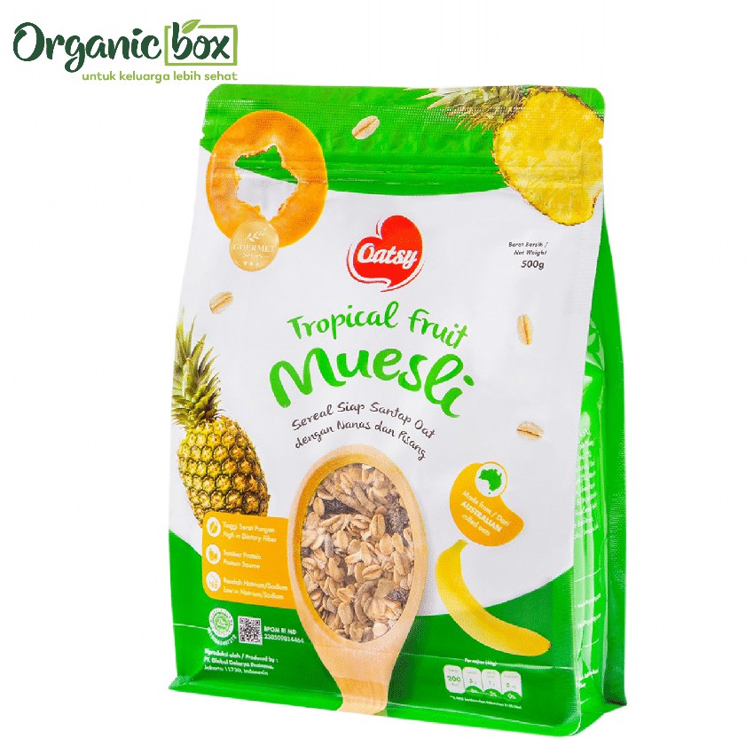 

OATSY MUESLI TROPICAL FRUITS 500GR