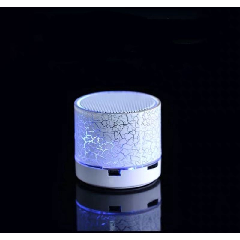 Speaker Mini bluetooth lampu Retak Music Box