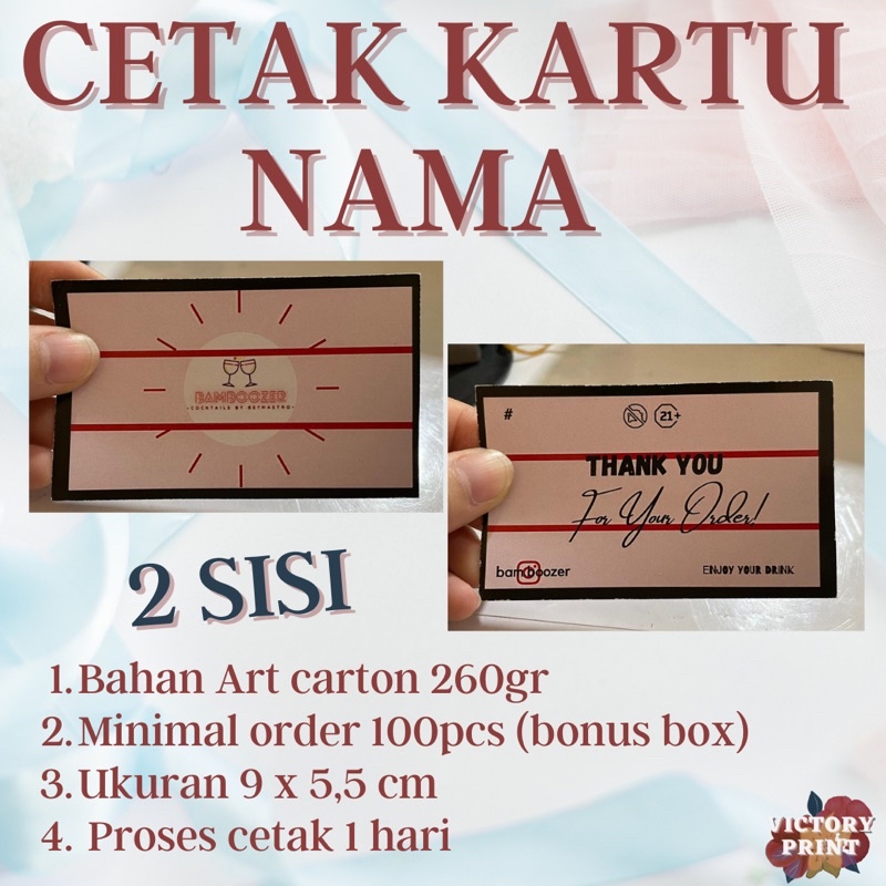 

KARTU NAMA MURAH (LAMINASI DOFF/GLOSSY)