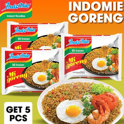 

Ready Mie Indomie Goreng Paket 5Pcs