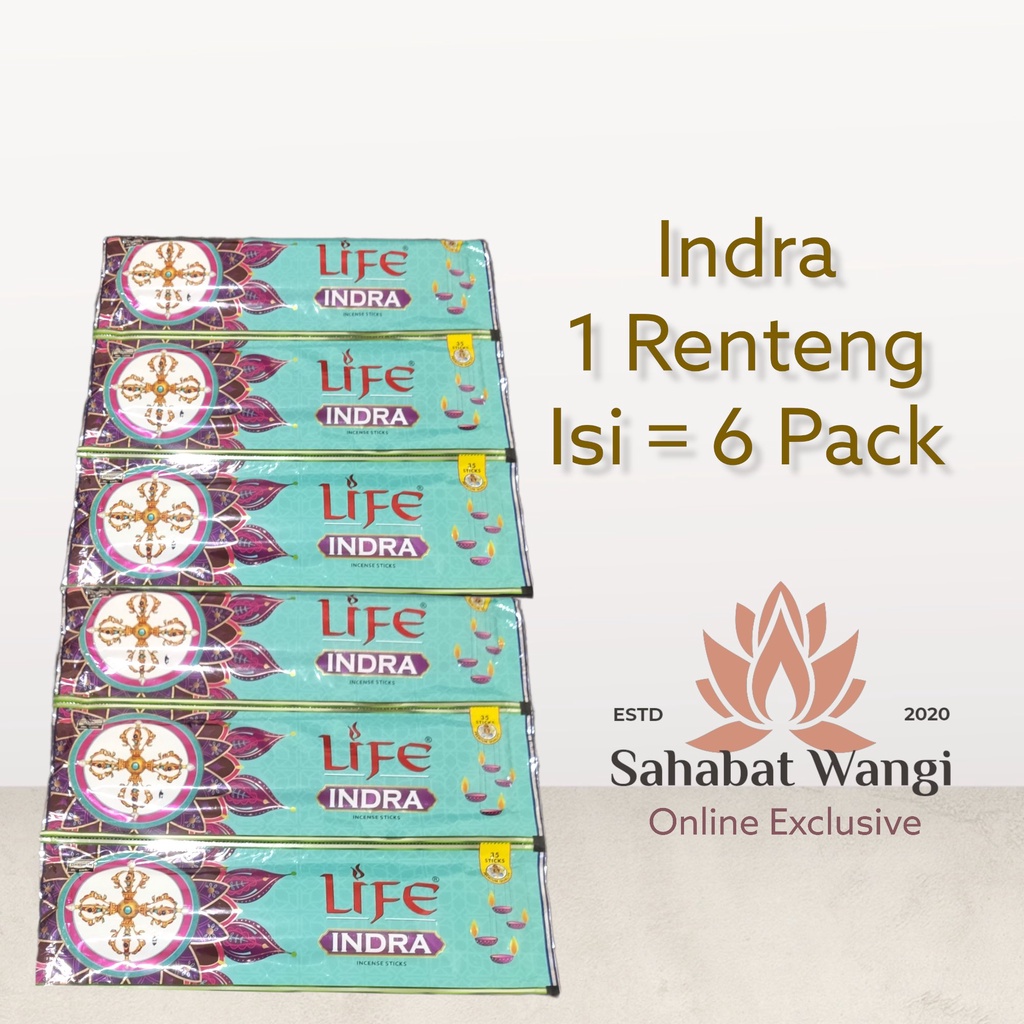 Hio Dupa India Darshan Indra 1 Renteng ( 6 Pack)