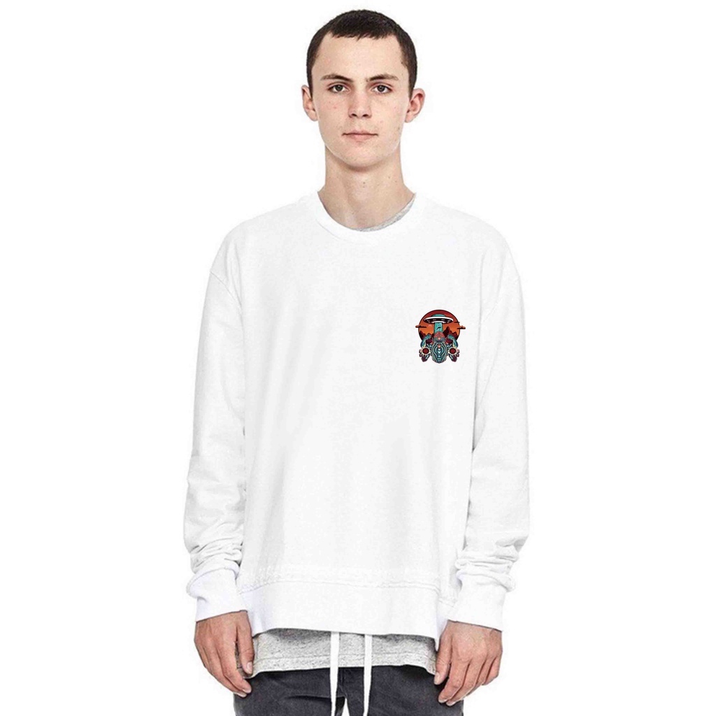 Sweater Crewneck fremdulo Pria Fleece Size M - XXL