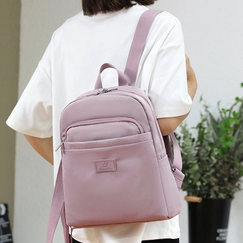 COLORFUL FOX 0454 Tas Ransel Laptop Wanita Backpack Wanita Remaja Tas Anti Air