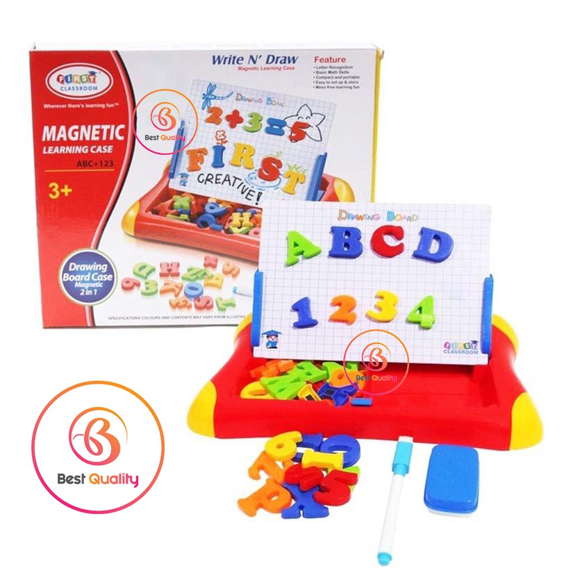

BQ - MAINAN ANAK MAGNETIC LEARNING CASE - PAPAN TULIS MAGNET 5580