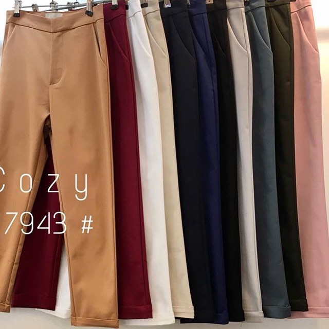 celana ankle pants merk cozy(BANGKOK)