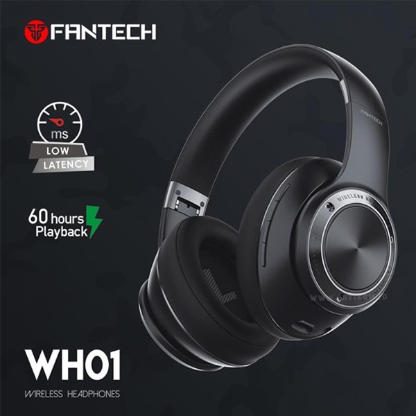 Headset Wireless Bluetooth Fantech WH01 Headset Gaming Wireless l by Astikom