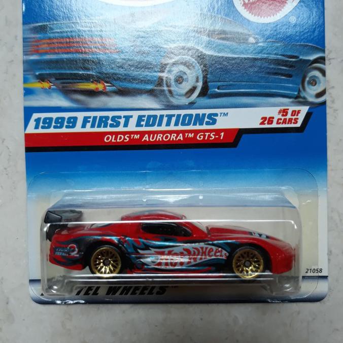 Trendi Hot Wheels Hotwheels Olds Aurora Gts1 First Editions Merah Terbatas