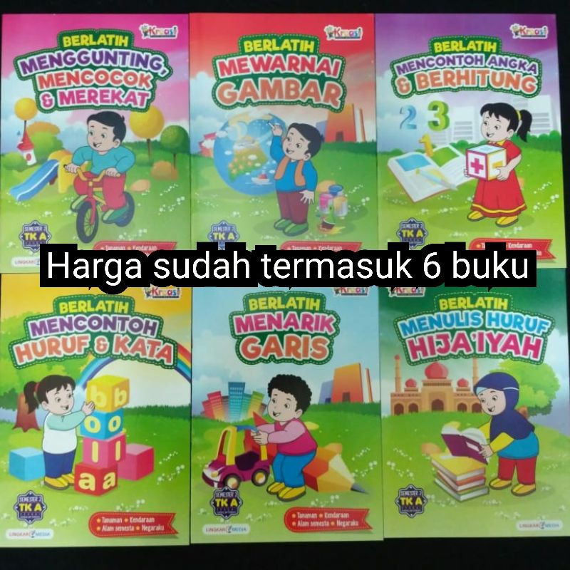 Paket buku belajar TK A Semester 2