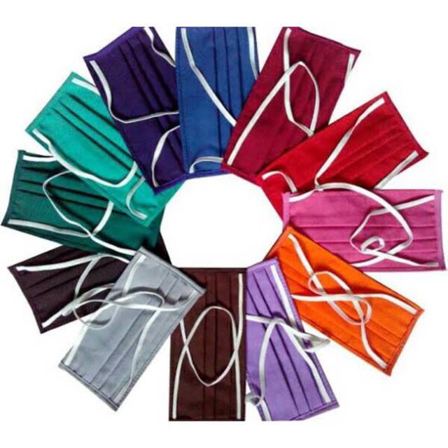 Masker Hijab Kain Tali Karet