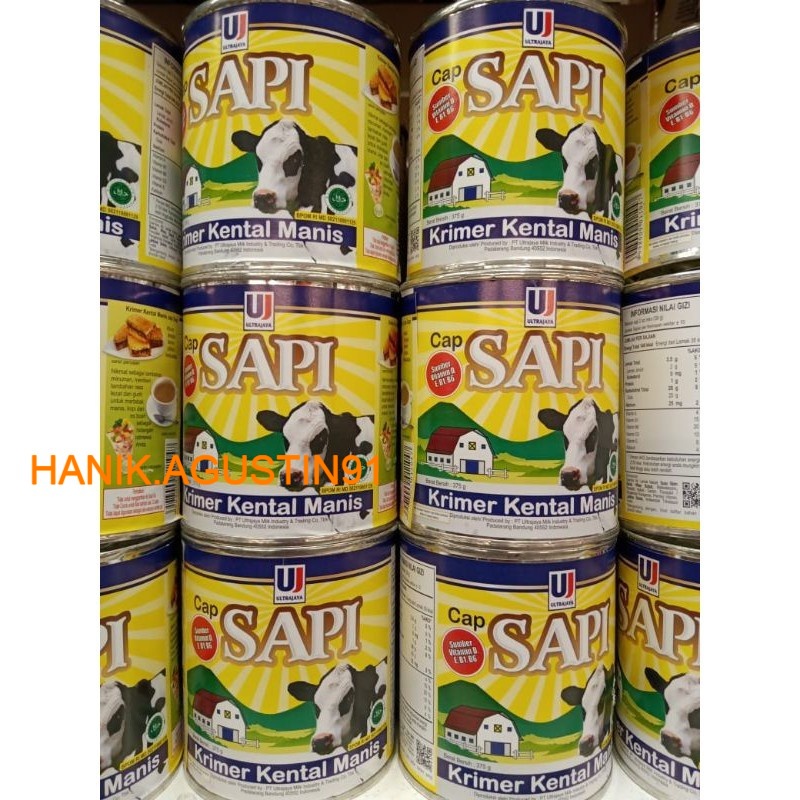 

SUSU KENTAL MANIS CAP SAPI 370GR