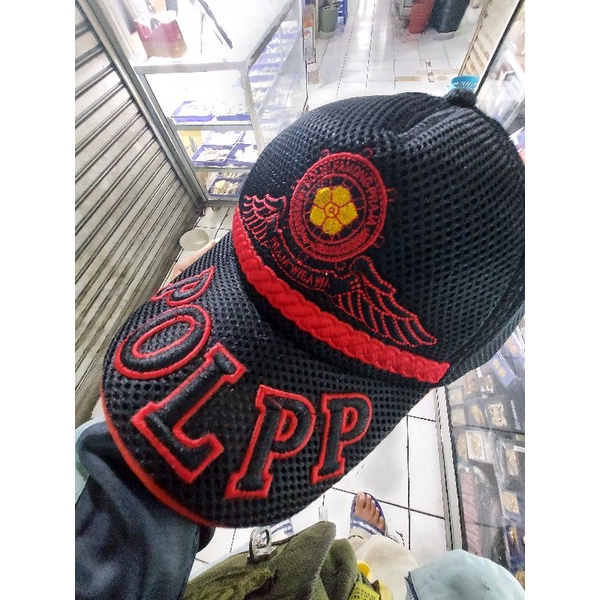 TOPI POL PP HITAM