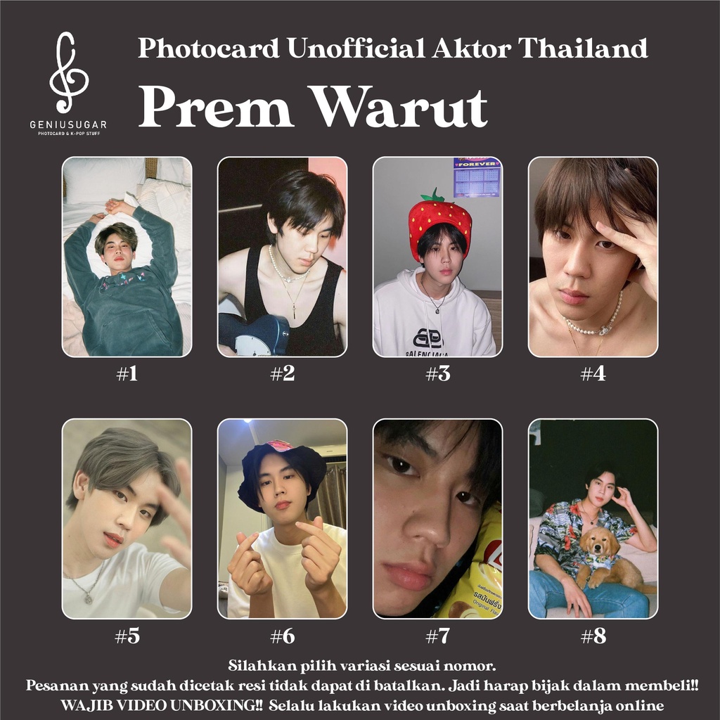 [AKTOR THAILAND] PHOTOCARD PREM WARUT FANMADE