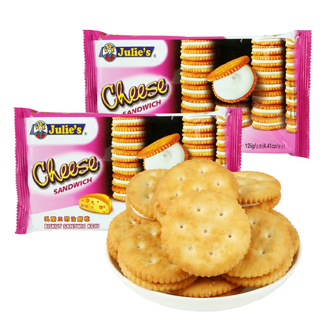

Biskuit Krim Keju- Julie's Cheese Sandwich