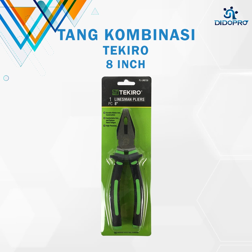 Tang Kombinasi 8 Inchi / Linesman Pliers 8 Inchi Tekiro