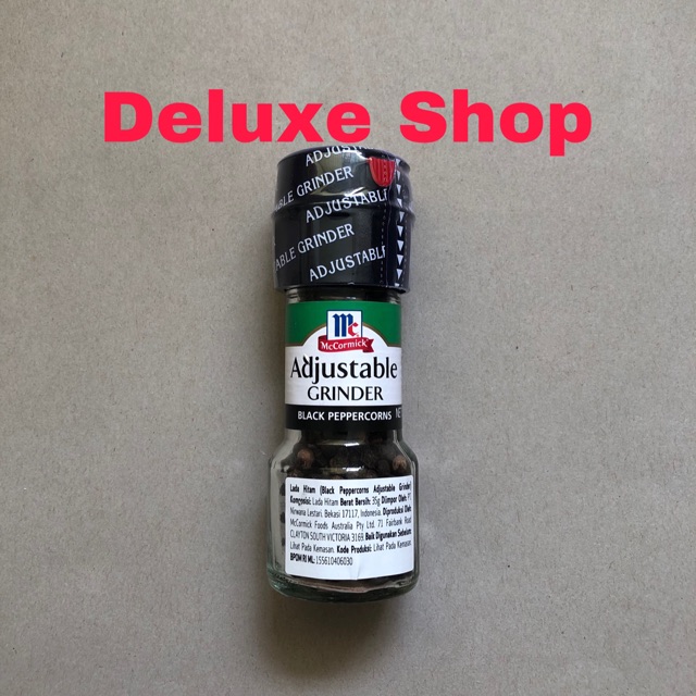 

McCormick Adjustable Grinder Black Peppercorns 35g