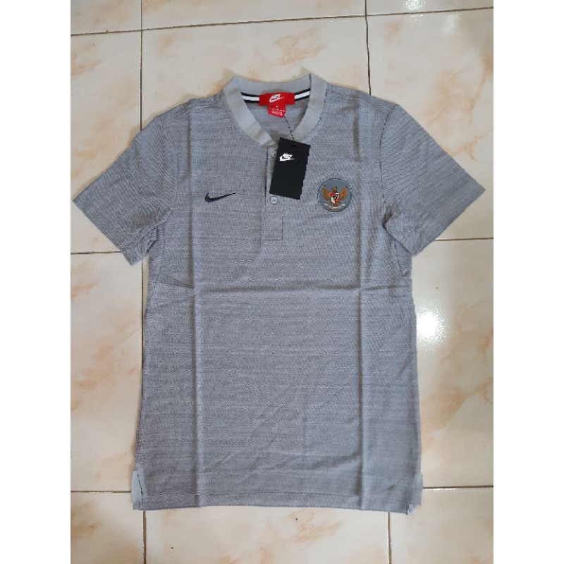 kaos polo nike original timnas indonesia 2018