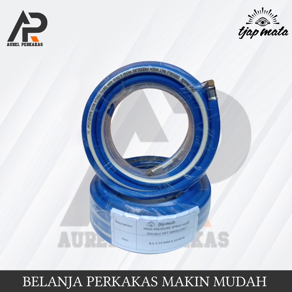 SELANG ANGIN KOMPRESORR 60 BAR TJAP MATA - 10 METER