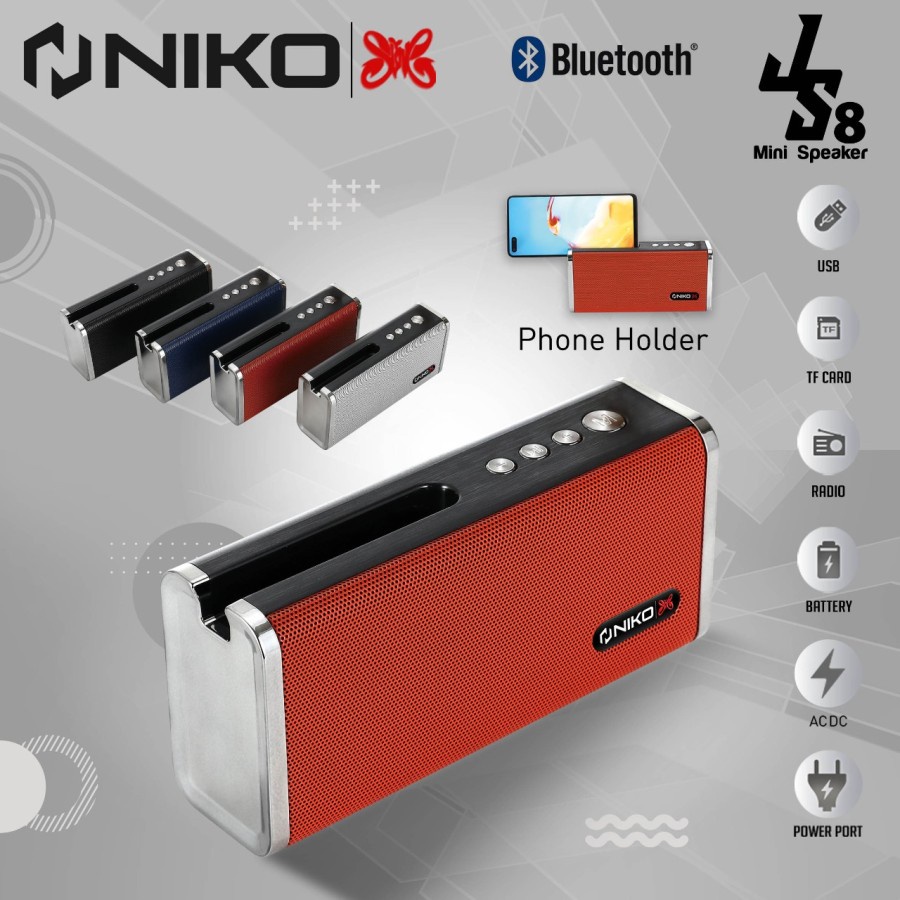 NIKO speaker Mini Bluetooth JS 8 / Speaker portable JS 8