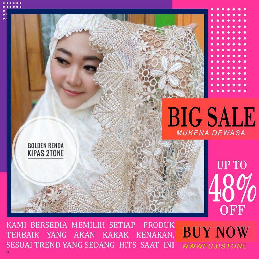 MUKENAH MUKENA PRADA RENDA DEWASA KAIN KATUN SEMI SUTRA/MUKENA BORDIR JUMBO ALAT SHOLAT WANITA