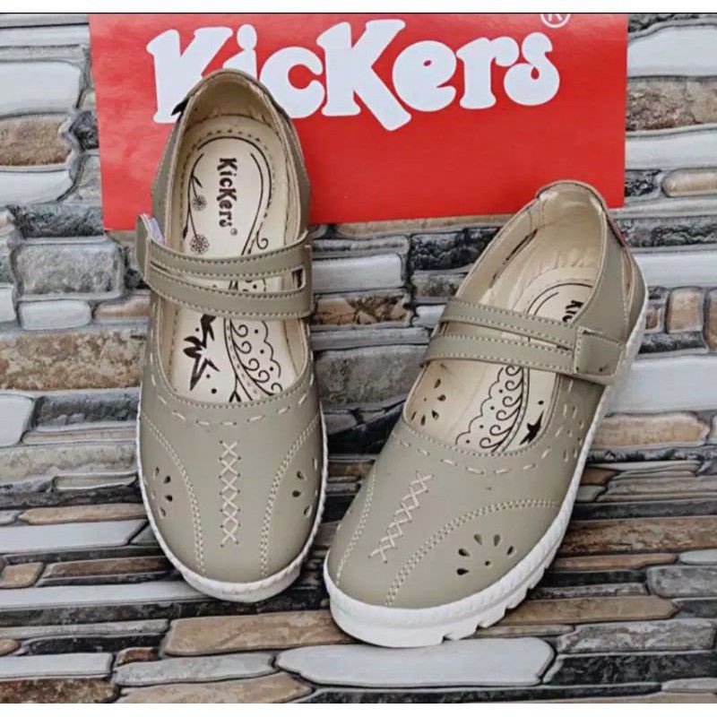 sepatu kickers wanita casual murah jumbo 41_45/ Aulia 47