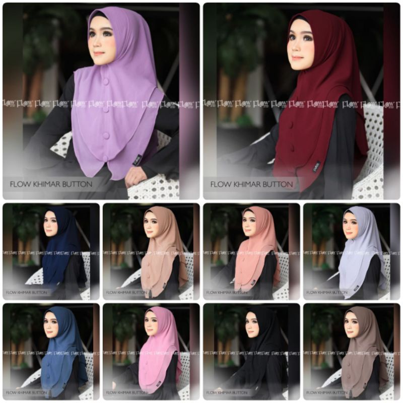 Khimar BUTTON Ori FLOW Hijab