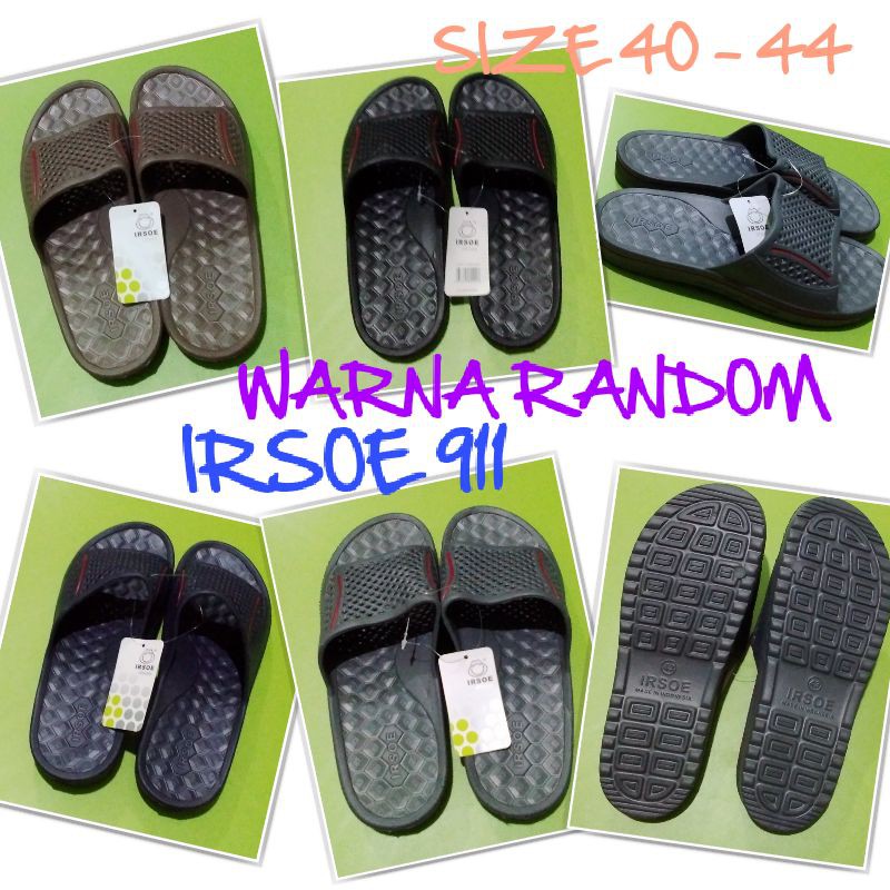 Sandal slop pria IRSOE, full up karet.