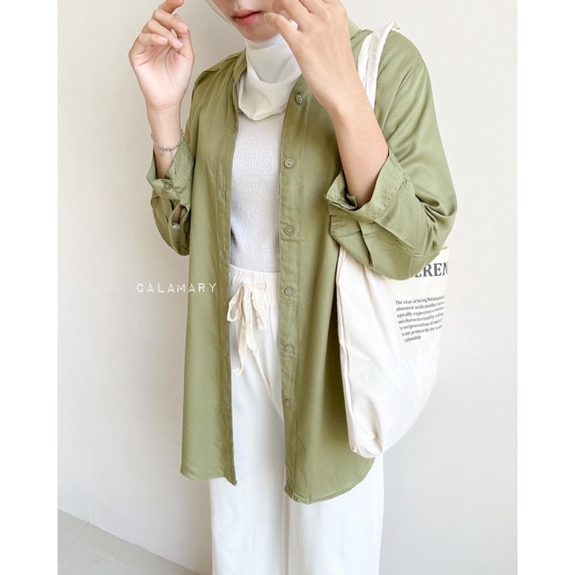 CLARETTA BASIC SHIRT COTTON