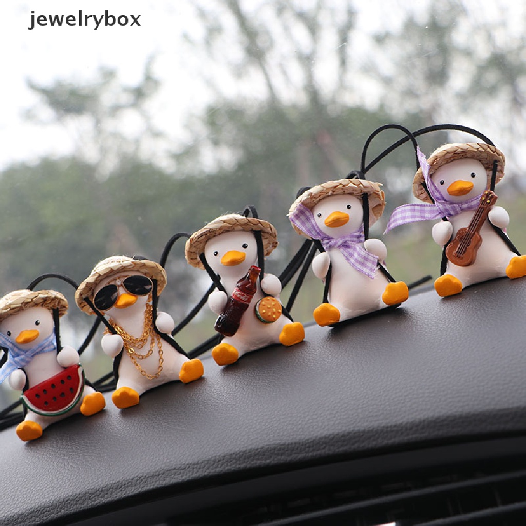 (jewelrybox) Ornamen Gantung Model Bebek Kecil Lucu Untuk Spion Tengah Mobil