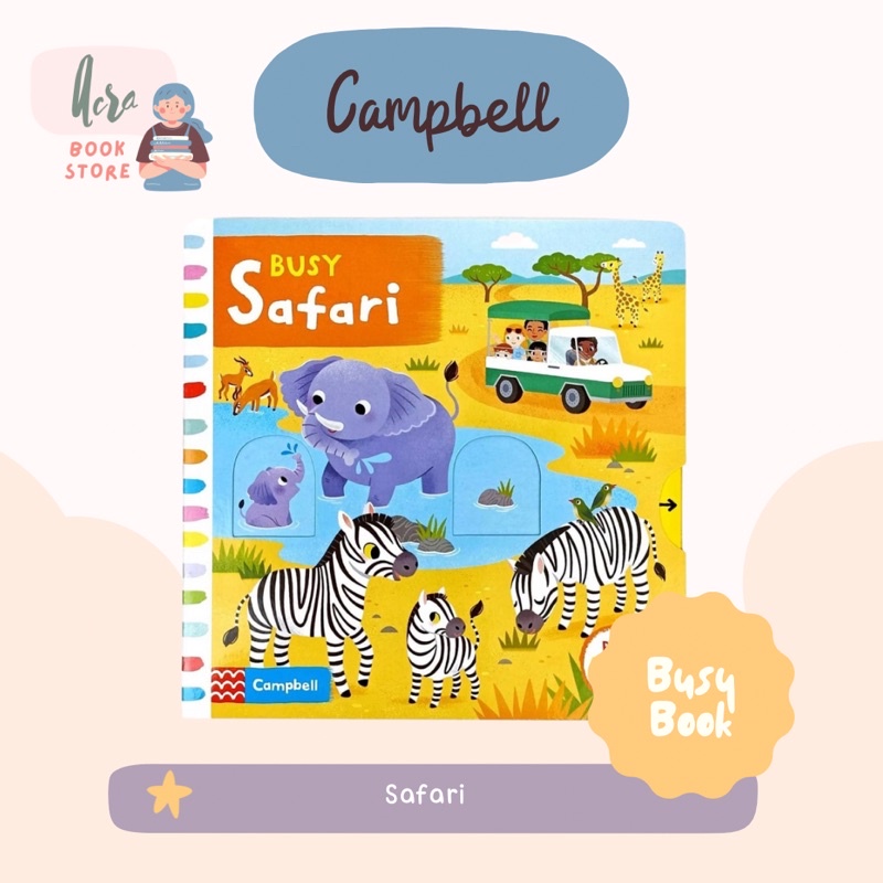 [Campbell] Busy book by Campbell Books: BUSY SAFARI