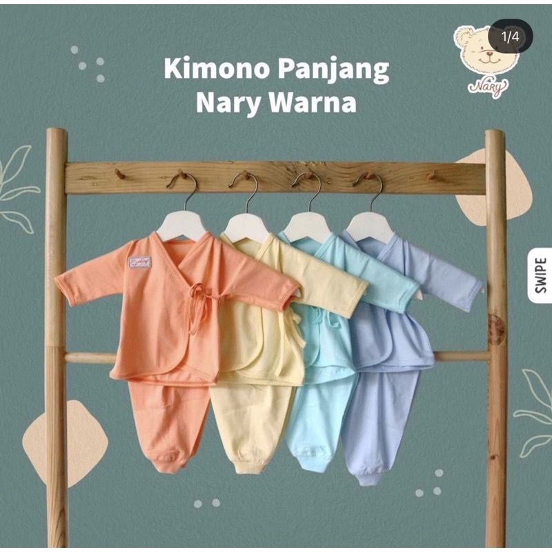 Kimono Baju Panjang Bayi Celana Panjang Denim Baby 0-6 Bulan - Nary