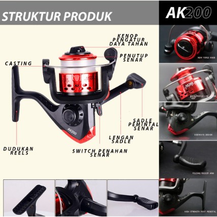 Reel+Joran Import Premium