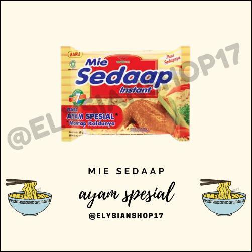 

MIE SEDAAP / SEDAP MIE INSTANT AYAM SPESIAL 1 DUS 40 BUNGKUS
