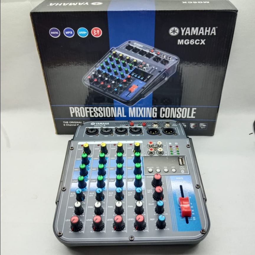 Mixer Yamaha MG6CX MG 6 CX Mini Channel usb Bluetooth