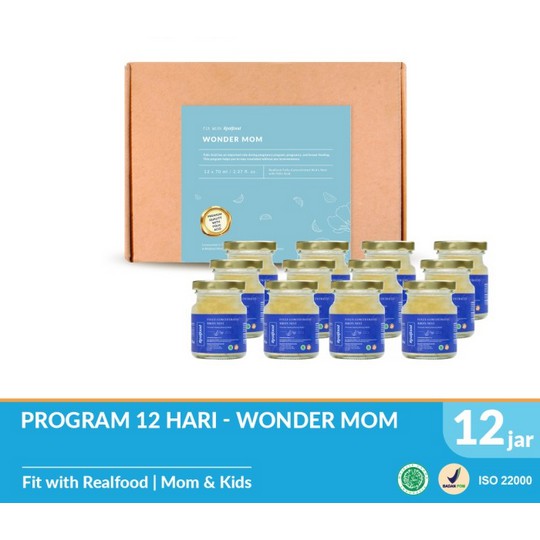 

Realfood Wonder Mom Minuman Sarang Burung Walet Khusus Ibu Hamil & Menyusui