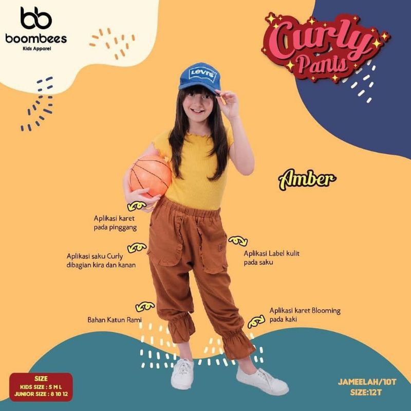 curlypants boombees SML6810