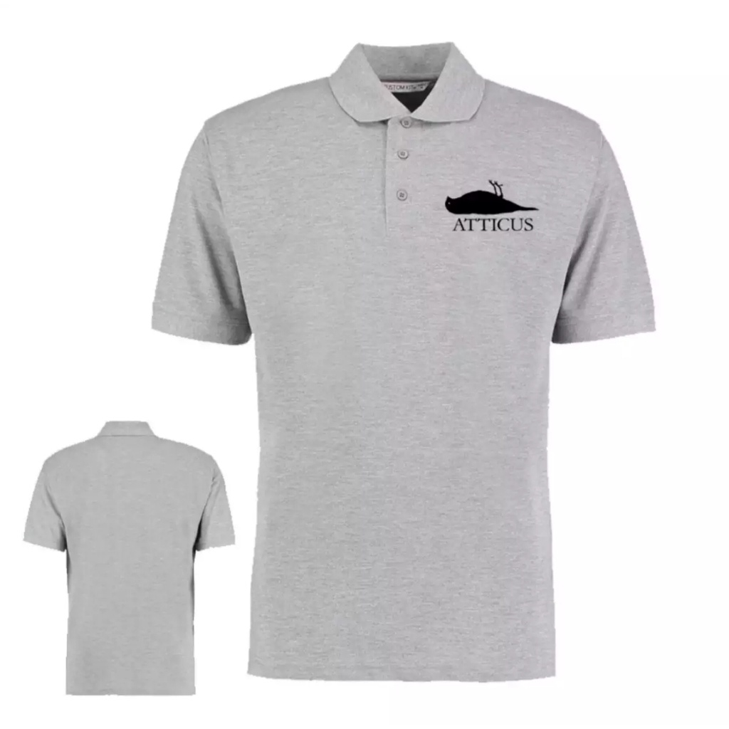 Hanasobi Store Kaos Polo Distro Atticus Logo Little Black Premium