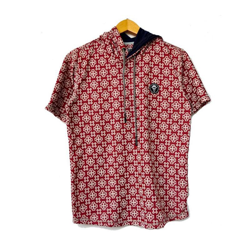 hoodie pria wanita motif distro urgan lengan pendek