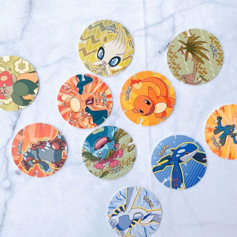 tazos pokemon koin chiki balls