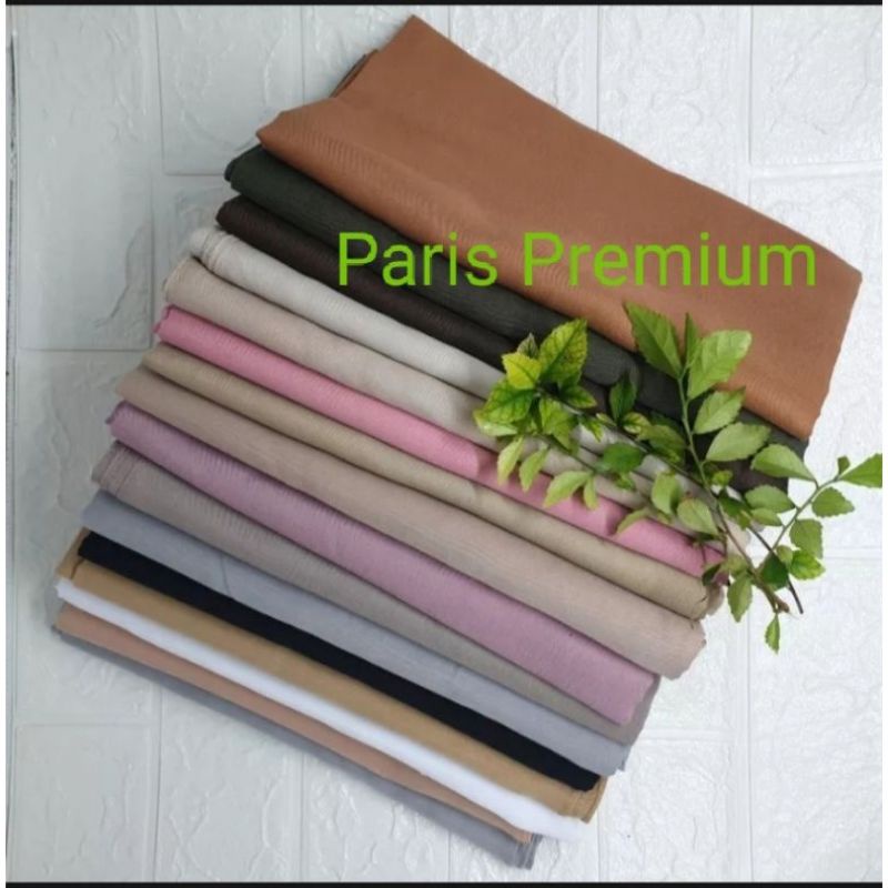 Jilbab Segi Empat Paris Polos Jadul  Ori Varisha|COD|