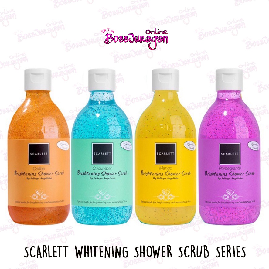 (BOSS) SCARLETT Whitening Shower Scrub Series