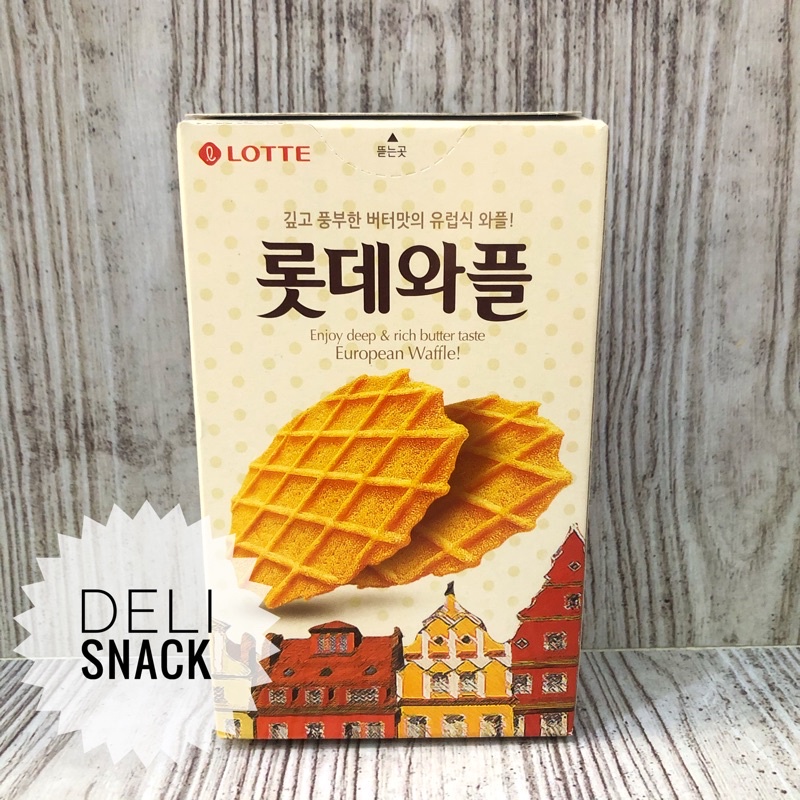 Jual Lotte Waffles Wafer Rasa Vanilla Korea 40gr- Wafle Waffle | Shopee ...
