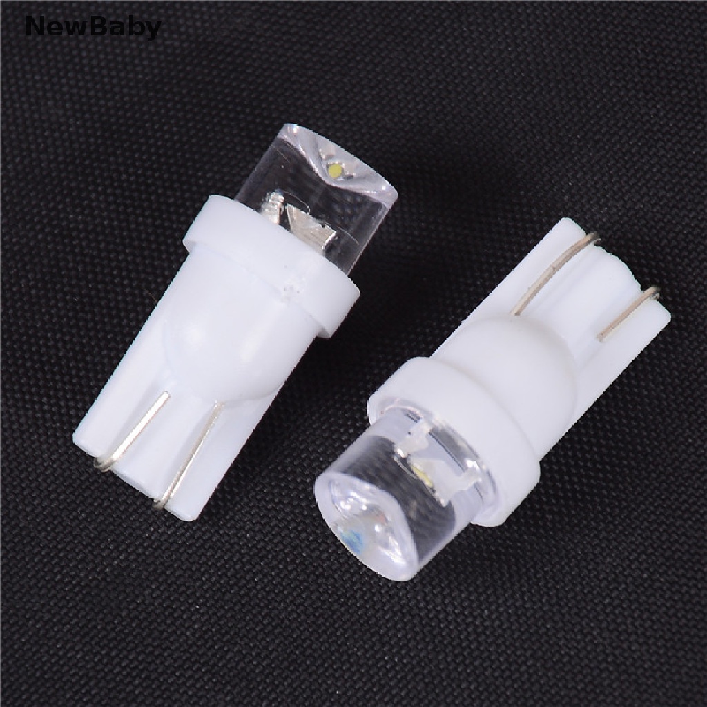 10pcs Lampu LED T10 1smd Cekung Untuk Instrumen Mobil