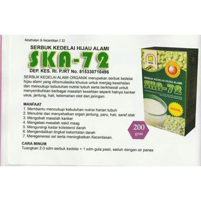 

Badanberat- Skao Nasa - Susu Kedelai - Serbuk Kedelai - Penggemuk Badan -Penambah-Berat-Badan.