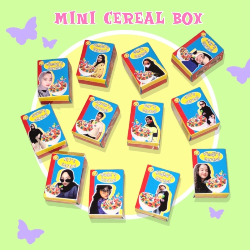 

MINI CEREAL BOX (12x9cm)