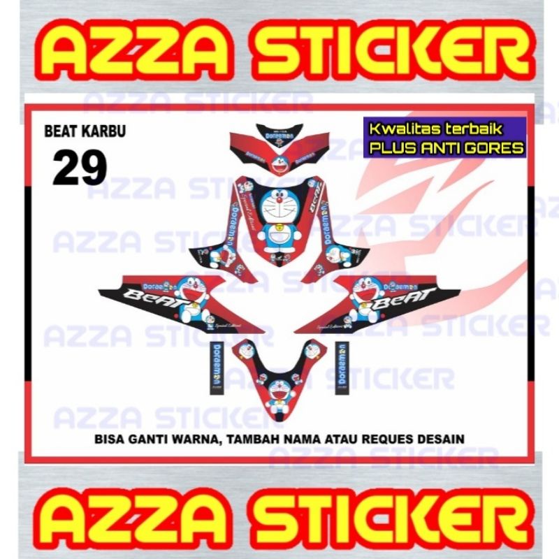 Decal Beat Karbu Full Body Stiker Decal Beat Karbu Full body 29